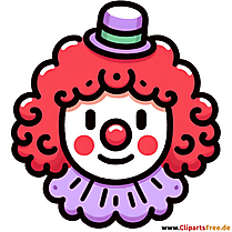 Einfaches Clipart mit Clown
