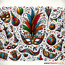 Fasching Clipart