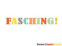 Fasching Illustration, eCard, Bild, Clipart