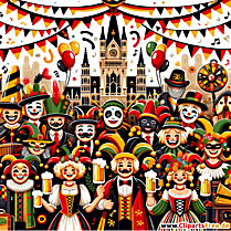 Fasching in Deutschland Bild