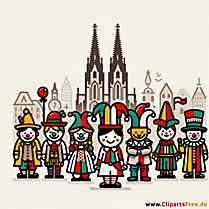 Fasching in Köln Bild
