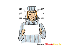 Foto Häftling Clipart, Buchillustration, Grafik, Cartoon, Comic