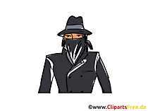 Crook clipart, wêne, nîgara pirtûkê, grafîk, karton, pêkenok