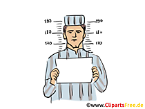 Häftling Clipart, Bild, Illustration kostenlos