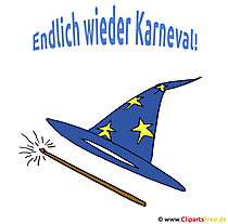 Hexenhut Clipart für Karneval
