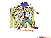Karneval Kostüm Pirat Bild, Clipart, Illustration Karneval Kostüm Pirat Bild, Clipart, Illustration
