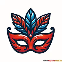 Mask for printing and cutting clipart