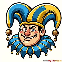 Jester clipart for carnival