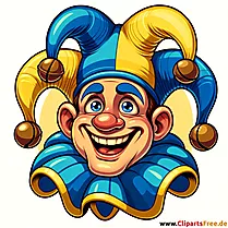Jester illustration for carnival