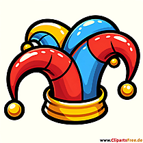 Narrenhut, Jokers Hut Clipart in Hochauflösung