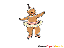 Zirkusbär Clipart, Bild, Comic