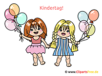 Internationale Kindertag Glückwunschkarte, Bild, eCard