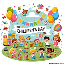 Clipart zum Kindertag