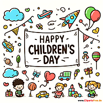 Clipart zum Weltkindertag