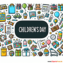 Geschenkideen zum Kindertag Clipart kostenlos