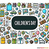 Geschenkideen zum Kindertag Clipart kostenlos
