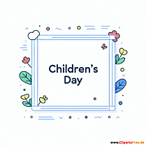 Grußkarte Kiindertag zum Drucken