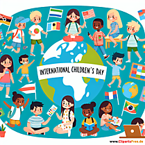 Internationaler Kindertag Cliparts kostenlos