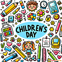 Kinder-Tag Clipart kostenlos
