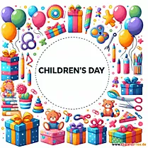 Kindertag Geschenke Clipart kostenlos