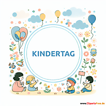 Kindertag Glückwunsch kostenlos