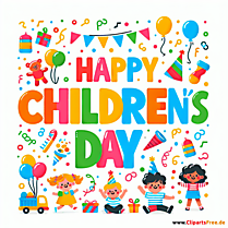 Kindertag Glückwunsch zum Drucken