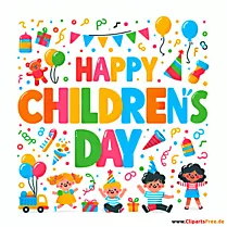 Kindertag Glückwunsch zum Drucken
