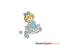 Bausteine Bild, Clipart, Cartoon, Grafik, Comic gratis