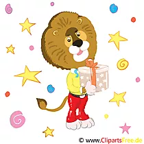 Clip Art Löwe Cartoon, Bild, Illustration