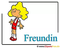 Freundin Bild Clipart free