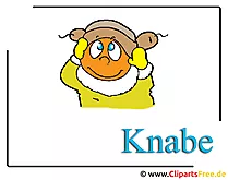 Knabe Bild-Clipart Kindergarten
