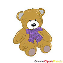 Plusch-Teddy Cartoon, Bild, Illustration, Clip Art Plusch-Teddy Cartoon, Bild, Illustration, Clip Art