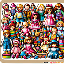 Puppen Clip Art kostenlos
