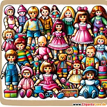 Puppen Clip Art kostenlos