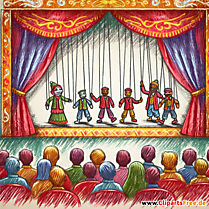 Puppentheater Clipart
