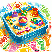 Sandkasten Clipart