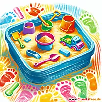 Sandkasten Clipart