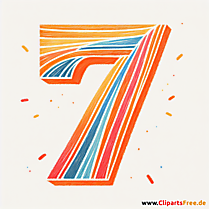 Sieben Clipart