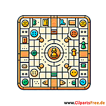 Brettspiel Clipart - Bilder zum Thema Kinderspielzeug
