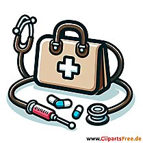 Doktorkoffer Clipart - Bilder mit Kinderspielzeug