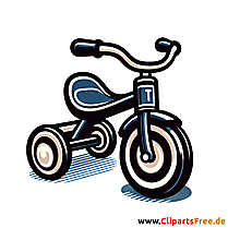 Dreirad Clipart - Bilder mit Kinderspielzeug