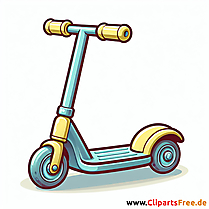 Kinderroller Clipart - Bilder zum Thema Kinderspielzeug
