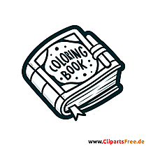 Malbuch Clipart - Bilder mit Kinderspielzeug