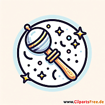Rassel Clipart - Bilder zum Thema Kinderspielzeug
