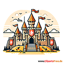 Ritterburg Clipart - Bilder zum Thema Kinderspielzeug