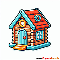Spielhaus Clipart - Bilder zum Thema Kinderspielzeug
