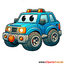 Spielzeugauto Clipart - Bilder mit Kinderspielzeug