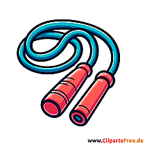 Springseil Clipart - Bilder mit Kinderspielzeug