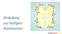 Einladung zur heiligen Kommunion Einladung zur heiligen Kommunion