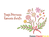 Einladung zur Erstkommunion auf Polnisch